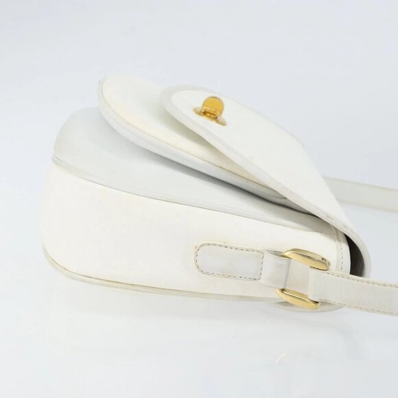 GUCCI Micro GG Supreme Shoulder Bag PVC White Gold 001 406 0259 Auth 146962 - Picture 6 of 16